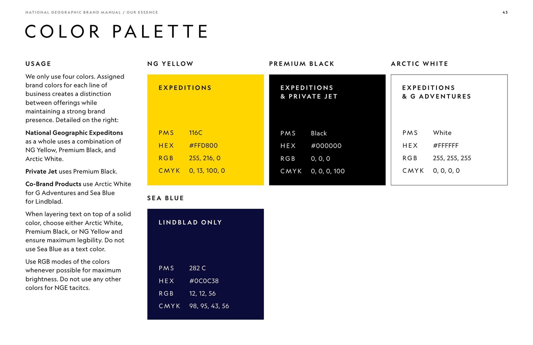 Expeditions color palette