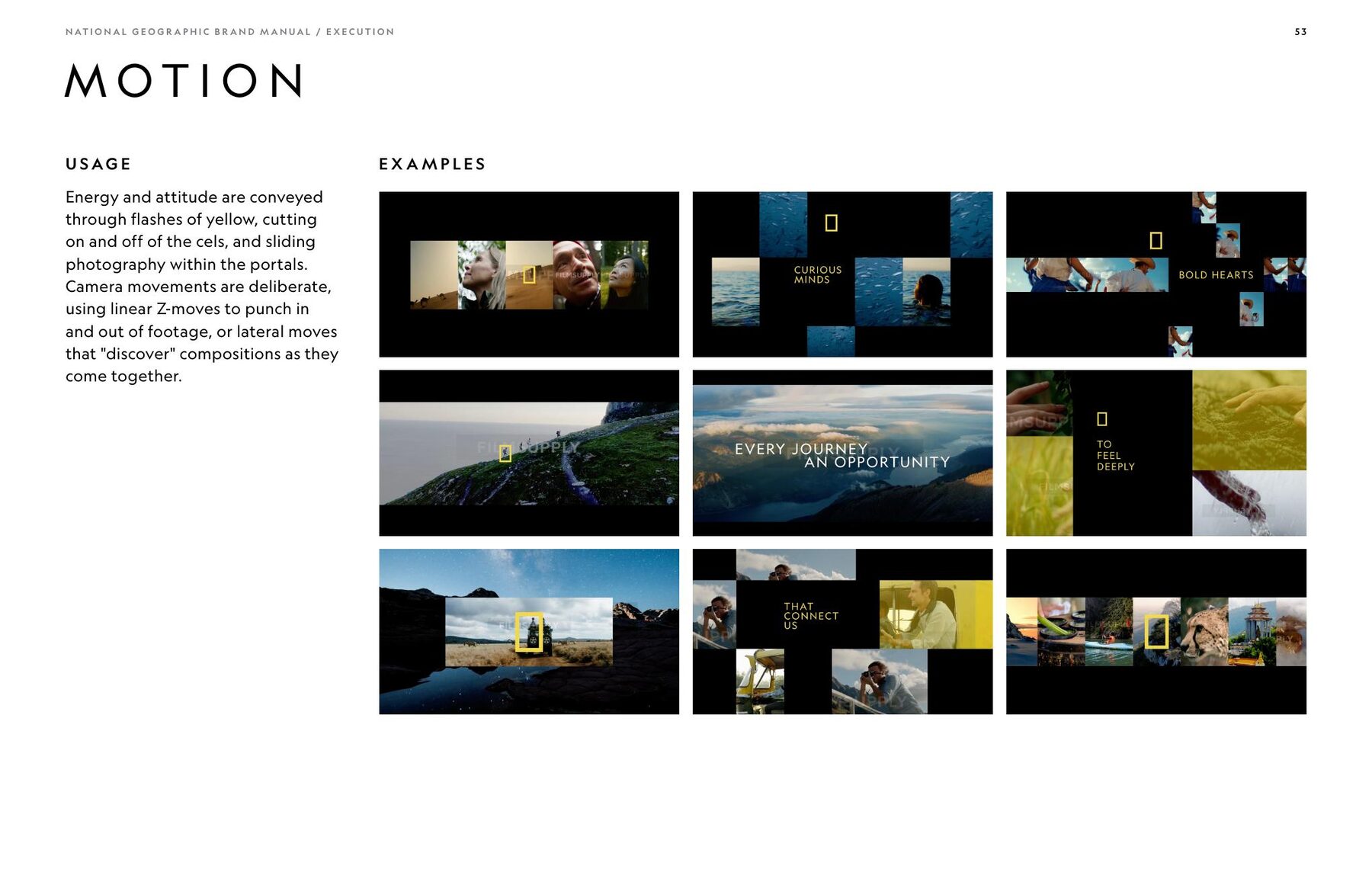 Motion system behavior