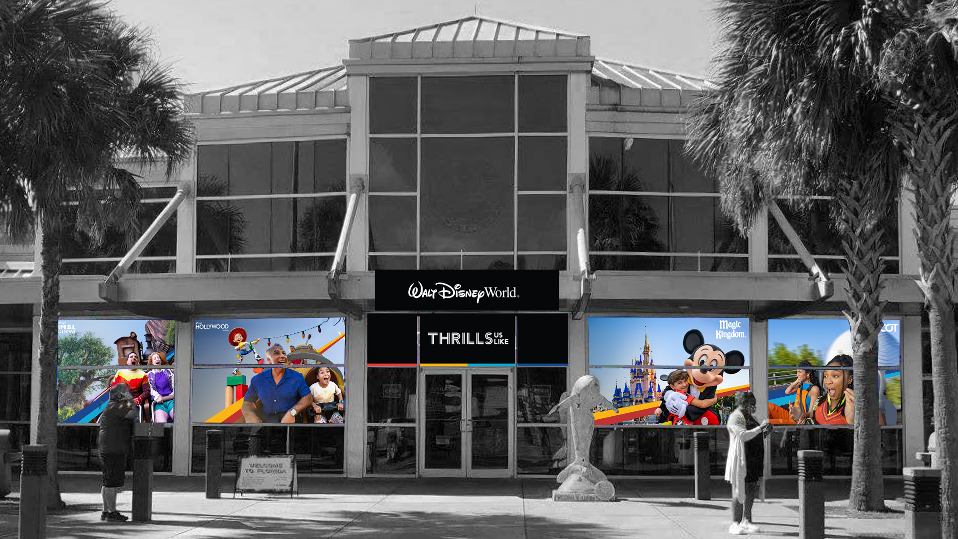 Disney Thrills interstate billboard execution